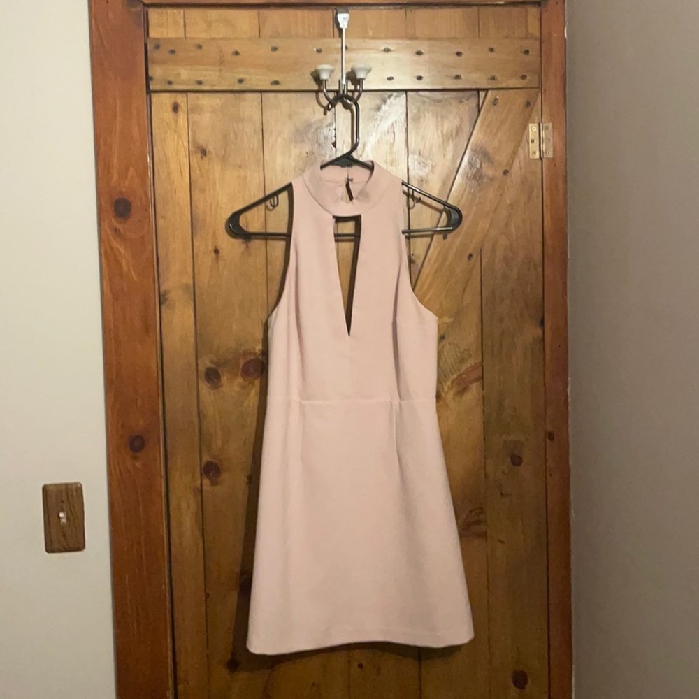Express pink mini dress